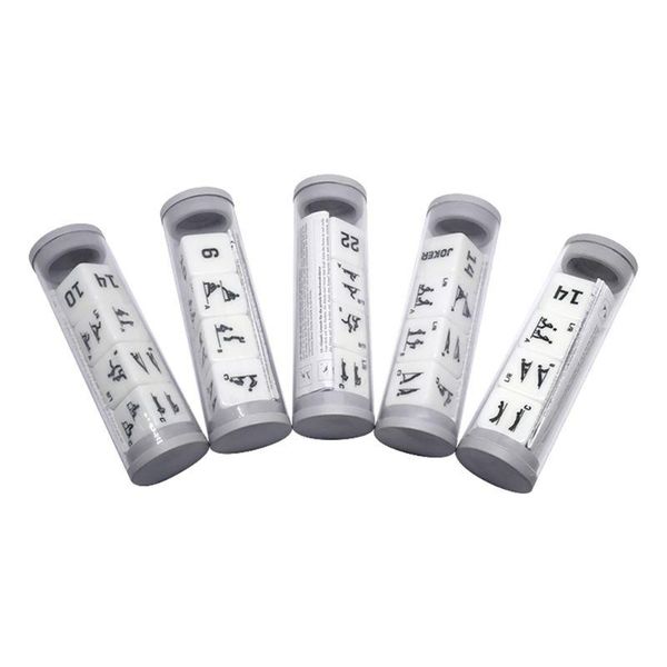 

4pcs/set fitness sports 6-sided cube dice exercise workout training equipment 54de