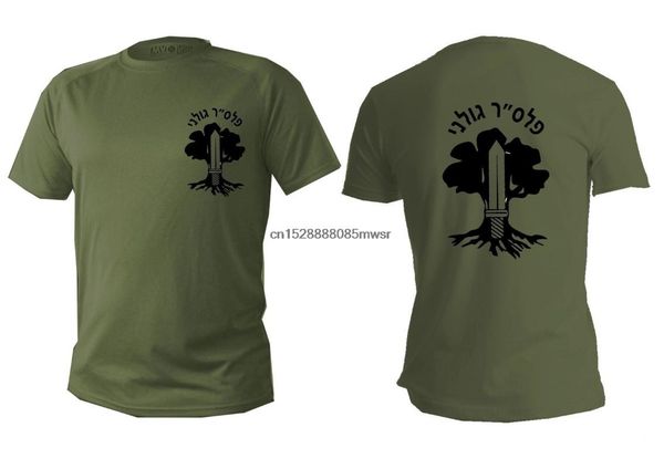 

men's t-shirts 2021 fashion cool men t-shirt t shirt mens short sleeve green olive israel defense forces army golani, White;black