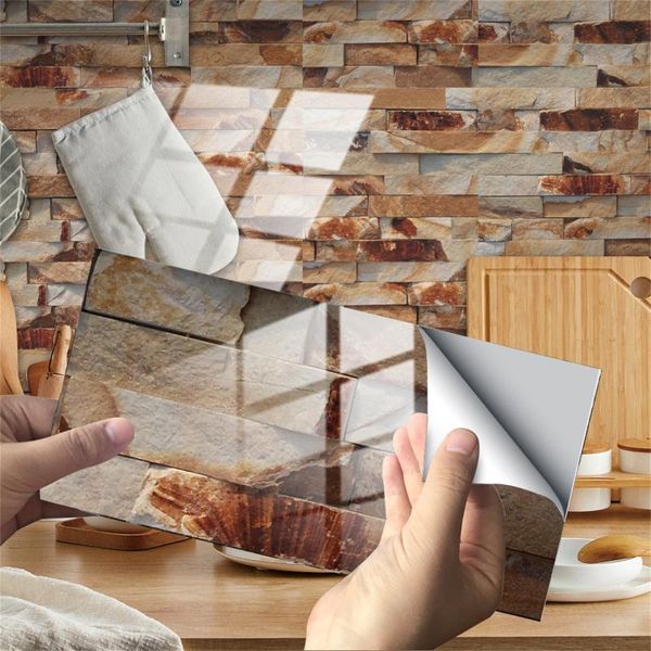 

wall stickers imitation tiles crystal film tile sticker adhesive floor