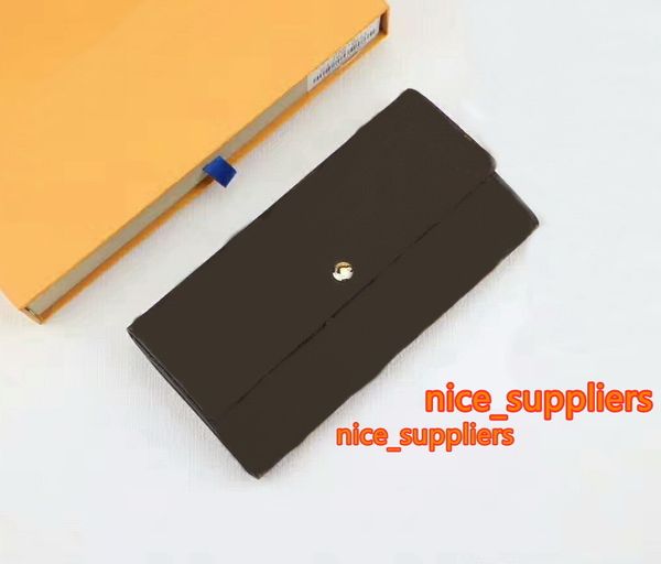 

new genuine leather coin hasp long wallets m61734 men/women card holders purse bag cx#15 with box ing, Red;black