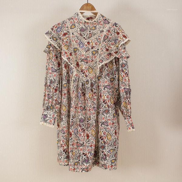 

casual dresses 2021 early autumn layered lace mini dress cotton, Black;gray