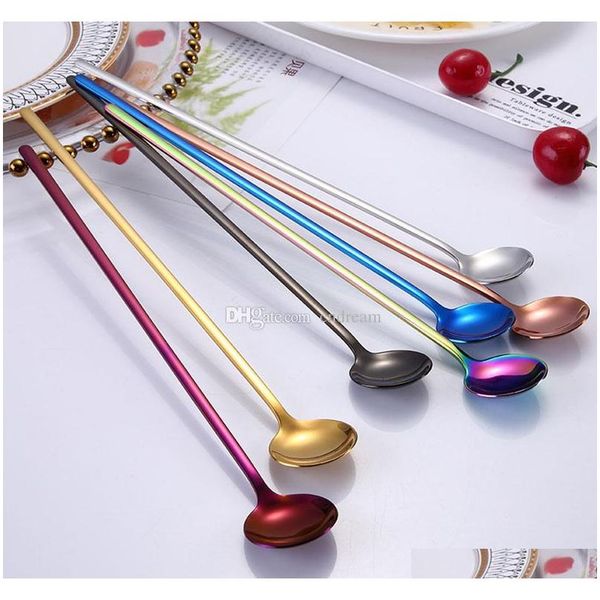 

home restaurant long handle tirring scoops stainless steel coffee scoops ice scoop new mug cup spoon home k jlldmb sport777