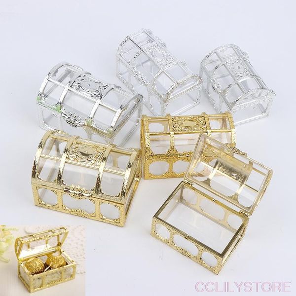 

gift wrap 1pc crystal square hollow baibao box wedding supplies candy money container storage creative valentine's day