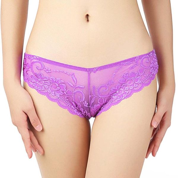 

women's panties lace thong female solid underwear for women seamless g string hollow out breathable low rise briefs lingerie #3, Black;pink