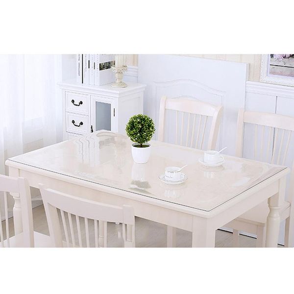 

table cloth waterproof pvc tablecloth cover mat kitchen oilproof dining glass transparent rectangle