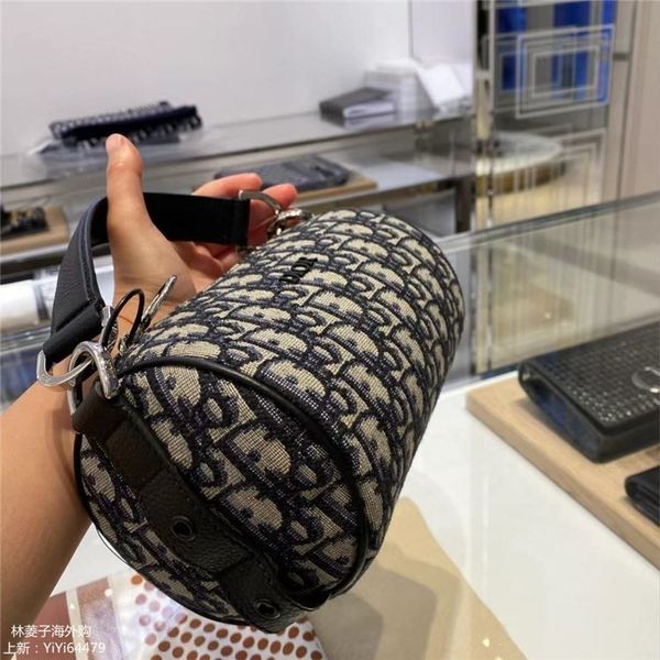 

luxurys hand bags classic women pattern wide shoulder strap women's single cross cylinder pillow designers outlet zmm