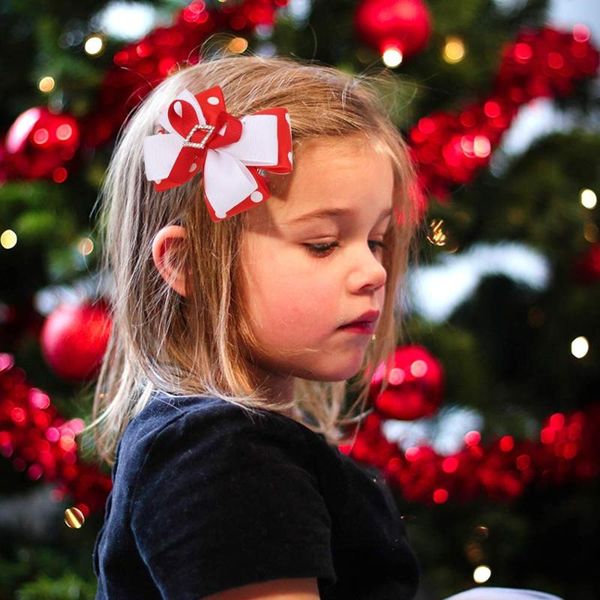 

hair accessories kids girls big solid ribbon bow clips with large hairpins for baby handmade barrette headwear, Slivery;white