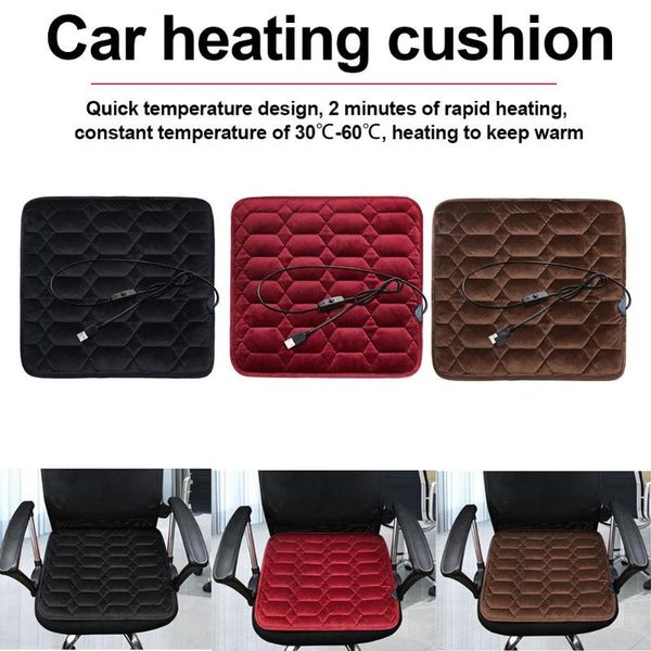 

car seat covers heated cushion cover heating skin-friendly warm usb mat for winter household