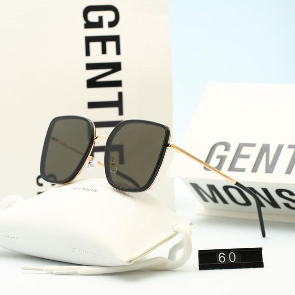 

sunglasses fashion designer women men metal oversize frame driving mumu gm square polarized uv400 shades glasses outdoor eyewear, White;black