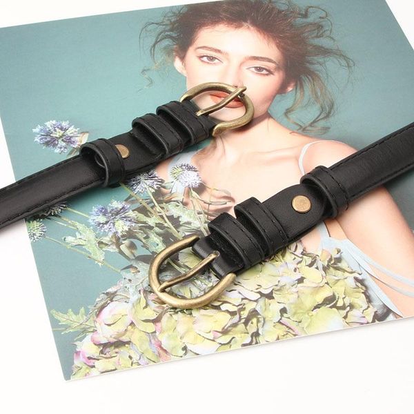 

belts 2021 female student belt black versatile korean fashion trend decorative designer, Black;brown