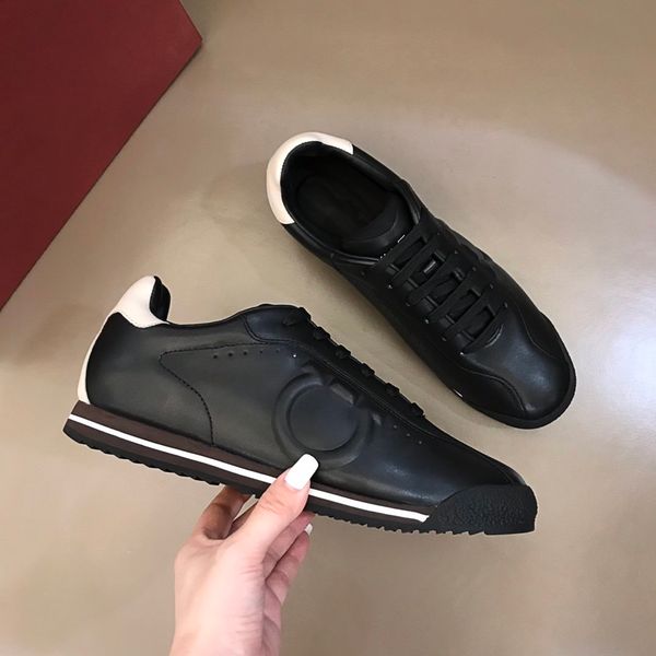 

luxury designer shoes men's casual sports shoes, imported calfskin minimalist sneaker size38-45, Red;white