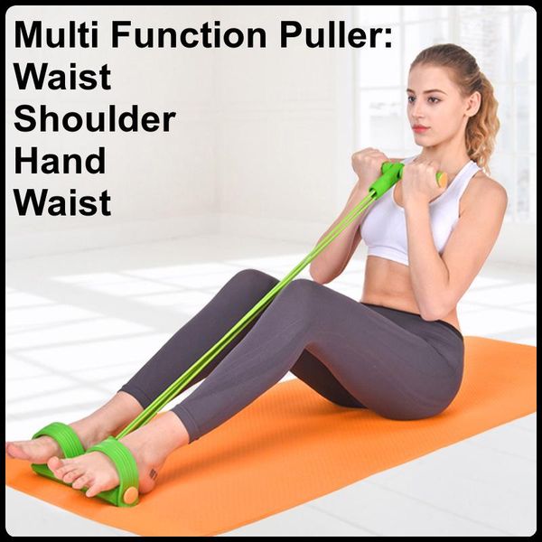 

fitness equipment home sport gym resistance elastic pull rope training sit up