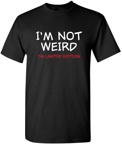 

men's t-shirts i'm limited edition men humor graphic novelty sarcastic funny t-shirt, White;black
