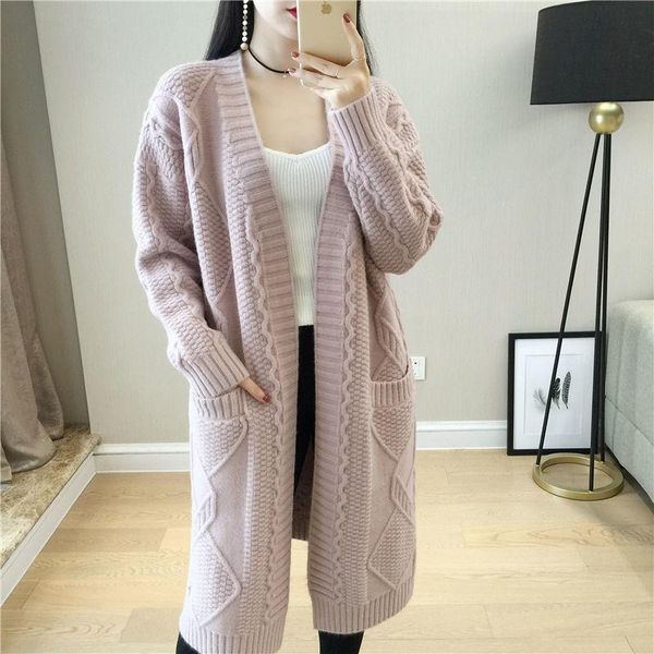 

women's knits & tees autumn spring fashion long cardigan for women knitted sweater open front fall outfits 0.7, White