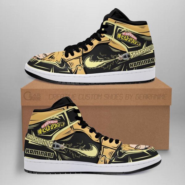 

denki kaminari sneakers skill my hero academia anime shoes