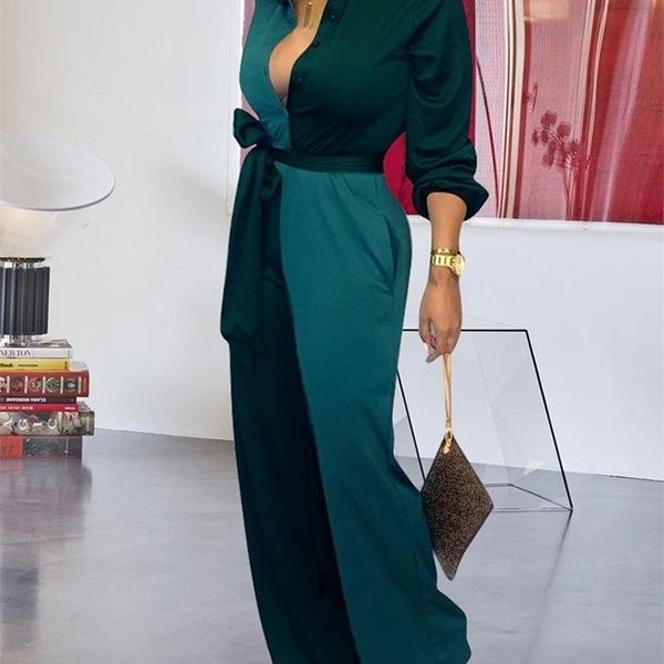 

plus size colorblock insert buttoned lantern sleeve jumpsuits, Black;white