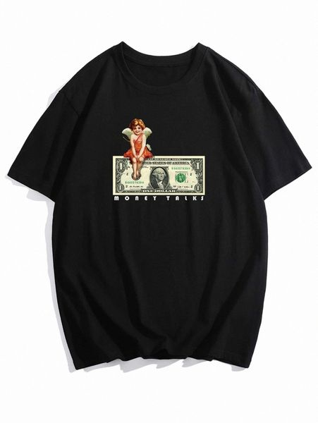 

men cupid & letter graphic tee q2dw#, White;black