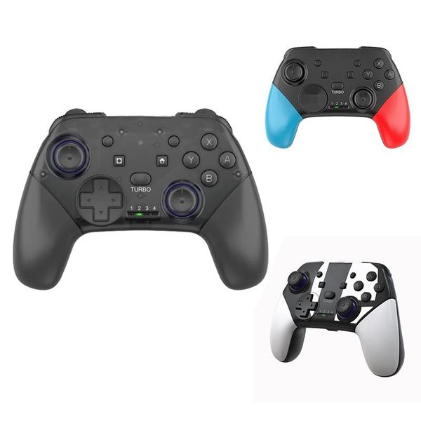 

game controllers & joysticks gamepad with burst function, for switch pro bluetooth wireless six-axis nfc somatosensors vibration