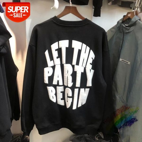 

2020fw goodboy let the party begin crewneck men women sweatshirts pullover #hq2r, Black