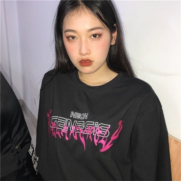 

women's t-shirt summer o-neck harajuku tee female printed letter short-sleeve ladies bottoming fashion tee shirt y200109, White