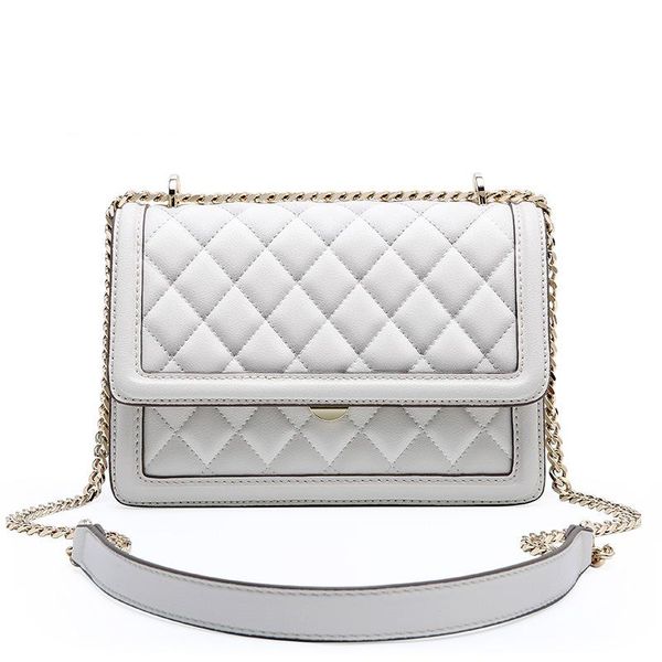 

evening bags 2021 shoulder bag for women genuine leather messenger plaid female handbags flap bolsos mujer