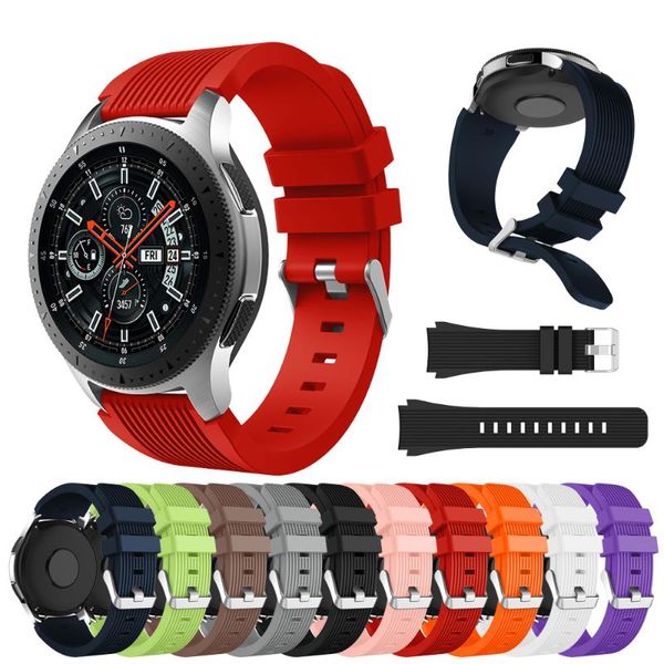 Cinturini per orologi cinturino in silicone cinturino a strisce verticali per Galaxy 46mm296n