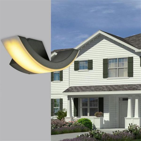 

outdoor wall lamps yrank 10w waterproof modern led ip65 aluminum porch lights light ac85-265v ce rohs