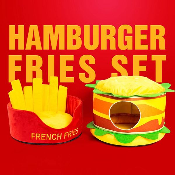 

cat beds & furniture burger french fries bed