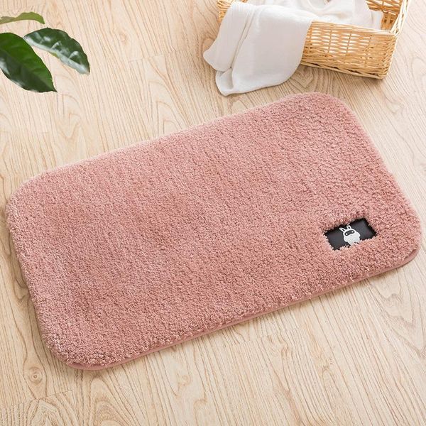

bath mats large size bathroom mat anti-slip foot pad quality plush floor carpet for living room bedroom 6 colors soft kitchen rugs doormat
