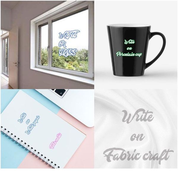 

12 colors/set double line pen metallic glitter color outline art marker pen diy album marking pens for painting school jllooo