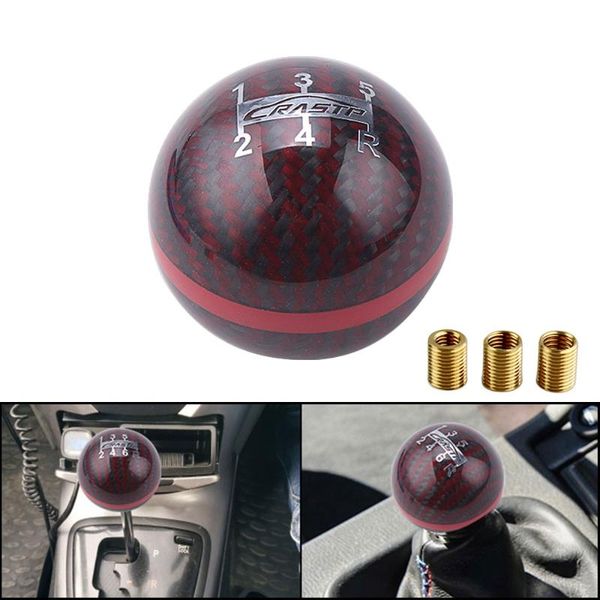 

shift knob 5 / 6 speed universal carbon fiber gear automatic spherical sfn067