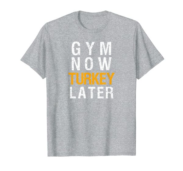 

Gym Now Turkey Later Trot Squad Funny Thanksgiving T-Shirt, Mainly pictures