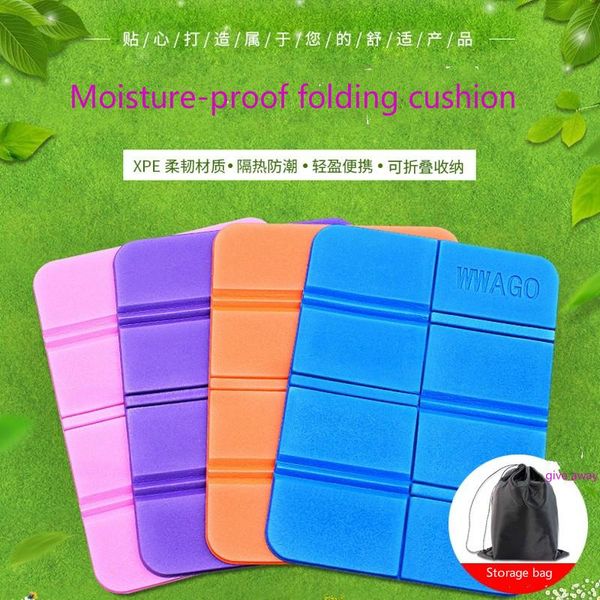 

outdoor single portable folding cushion mountain climbing cool pad foam moisture-proof small cushion field grass mat daybed