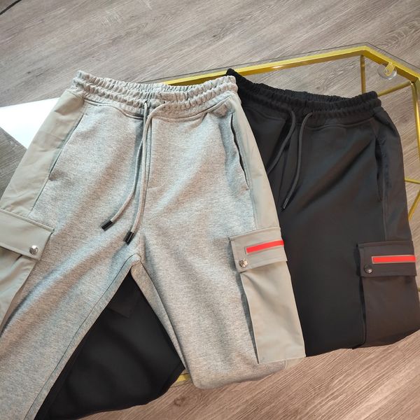 

france mens designer pants fashion italy pant letter triangle men women casual cotton baseball pants blue black 09
