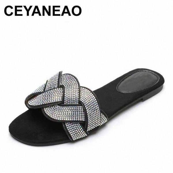 

ceyaneaowomens shoes women slippers women slides outdoor platform wedges summer slippers womens shoes design f2ke#, Black