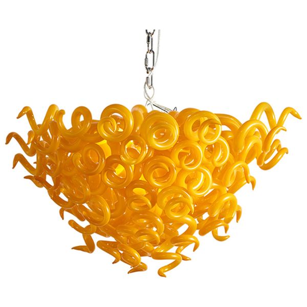 Modern pingente lâmpadas teto lustre cor sólida cor de jantar amarelo corda nórdico lâmpada de suspensão retro loft concreto vintage 80 por 50cm luz de cozinha