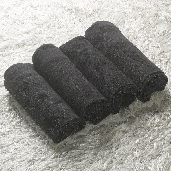 

women's leggings see through bling silver thread mesh flocking breathable transparent fashion letter printing black pants