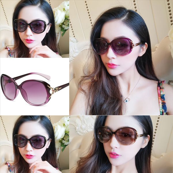 

wdi new fashion fox head polarized women's large frame sunglasses riding net red sunglasses, White;black