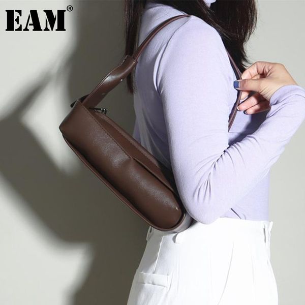 

cross body [eam] women elegant rectangular mini pu leather personality all-match crossbody shoulder bag fashion tide 2021 18a1948
