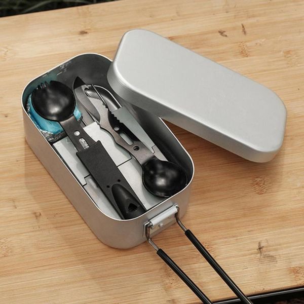 

dinnerware sets box safe rectangular compact container anti-corrosion lunch