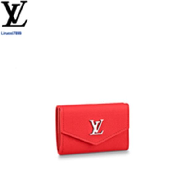 

cases brand designer luxury ygvt m67860 lockmini wallet women real leather phone long wallets chain wallet pouches key card holders purse cl, Red;black