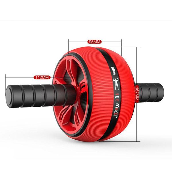 

training equipment 2021 big silent tpr mute abdominal wheel roller single fitness trainer home gym exercise belly tomic roue abdominaux