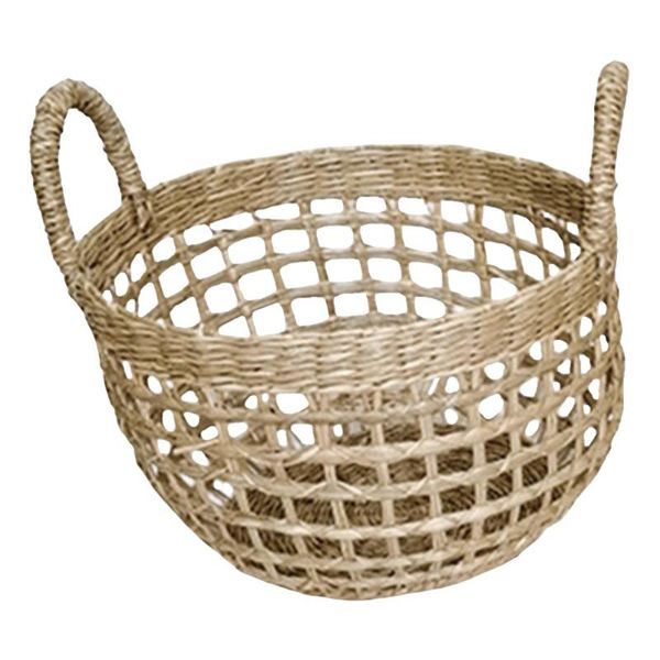 

storage baskets flower basket straw weaved flowerpot breathable