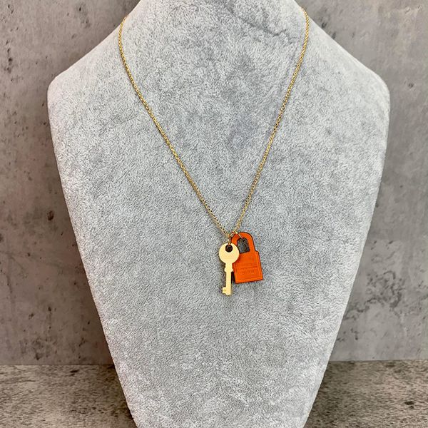 

luxury designer france brand gold key pendant high quatity copper ladies classic o'kelly necklace luxurys jewelry sterling silver desig