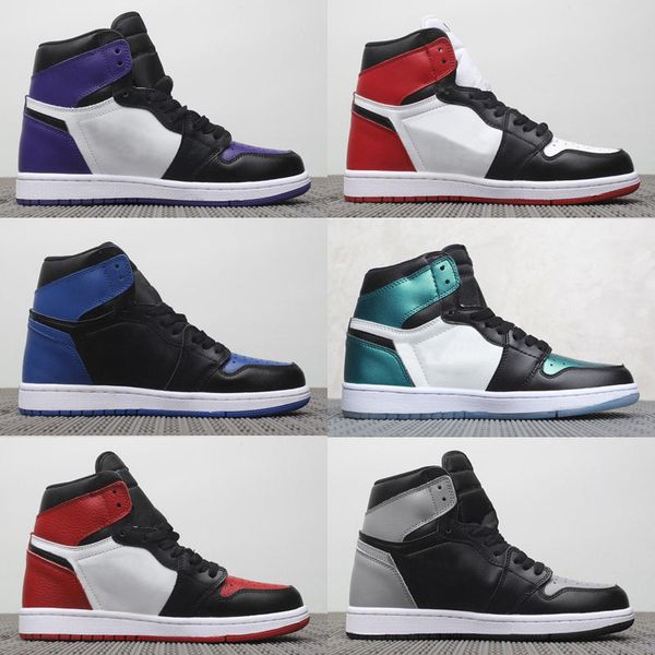 

bred 1 og 3 banned royal blue mid hare women mens basketball shoes for men 1s shattered backboard trainers designers sneakers