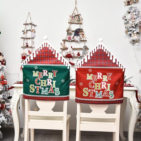 

chair covers christmas decorations alphabet stool cover for home dinner party