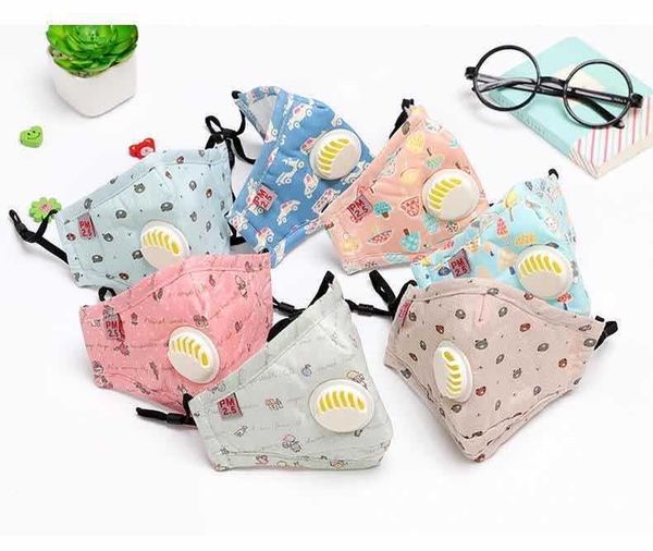 

wash cocoa children's cartoon pm2.5 breathable student mask with vae