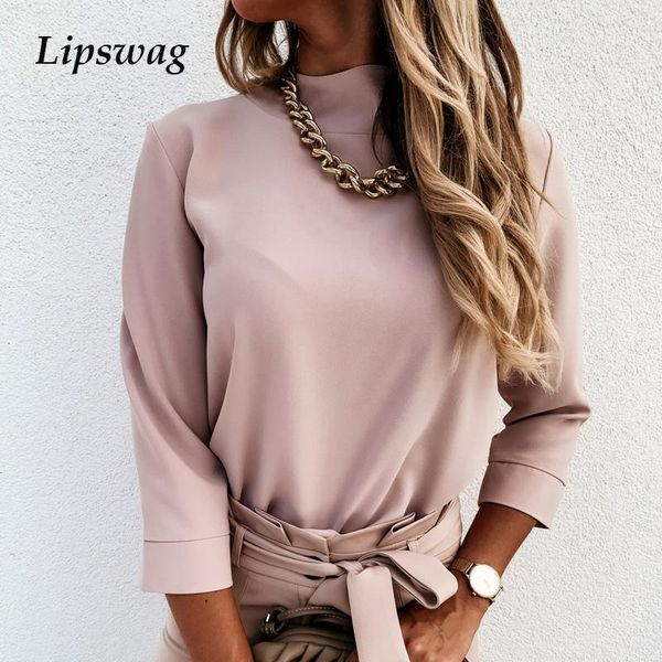 

fashion elegant lips print blouse shirt women 2021 autumn o neck pullovers shirts lady casual long sleeve blusa sweatshirt, White