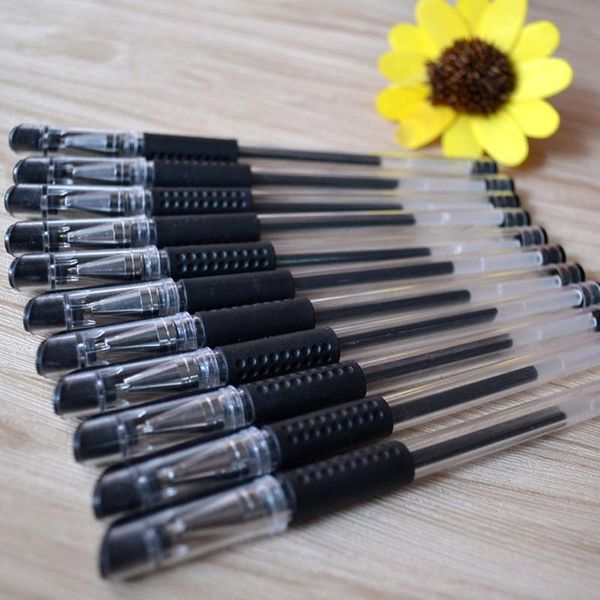 

pcs 0.5mm gel pens +50 refills set office school writing stationery student gifts