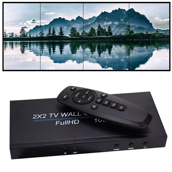 

audio cables & connectors full hd screen stitcher tv wall controller 1x3 1x2 1x4 2x1 3x1 4x1 2x2 video processor monitors image splicin